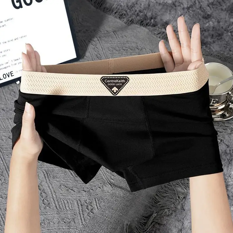 5pcs Pack Men Panties Cotton Underwear High Stretch Boxer Shorts Fashionable Sexy Men Underpant Plus Size L-4XL Breathable Men — image 4