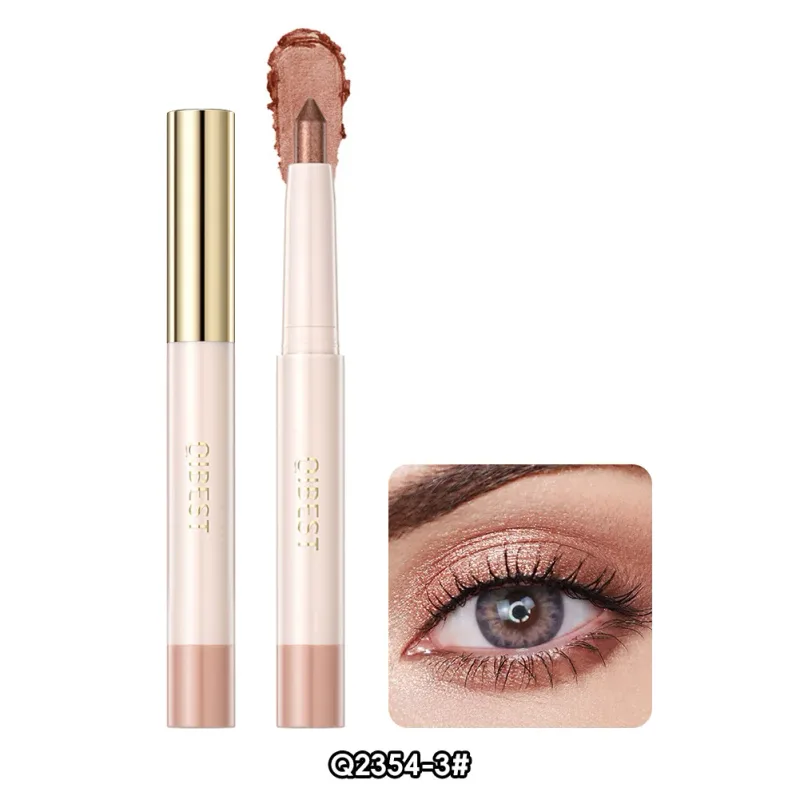 1 adet parlak şampanya Eyeliner kalem Glitter göz farı yalan ipekböceği kalem su geçirmez güzellik kozmetik kadın makyaj — image 9