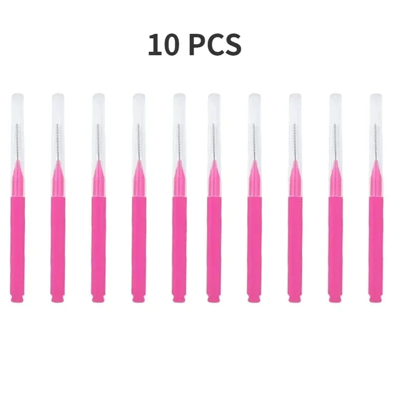 แบบพกพา Mini Disposable Eyebrow แปรง 10/50PS Eyelash Brow ยกแปรง Applicators Lash หวีเครื่องมือแต่งหน้าความงาม — image 14