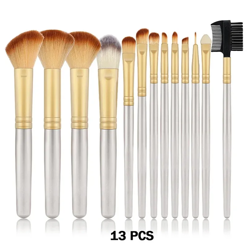Nyt 10/32 STK Makeup Børster Sæt Soft Fluffy Powder Foundation Contour Blush Concealer Øjenskygge Blending Highlighter Beauty Tool — image 22