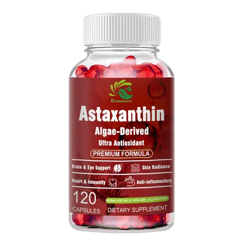 Astaxanthin 12mg kapsler - Beskytter hjernens kognition og accelererer stofskiftet - Beskytter øjenled og huds sundhed — image 7