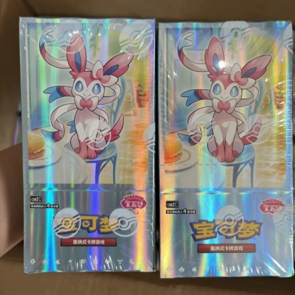 100%Original Pokemon 17.5 Eevee Booster Pack Gem Pack Vol1 2 3 4 5 Cards Pokemon PTCG Trading Gem Bag Cards Collected Toy Gift — image 5