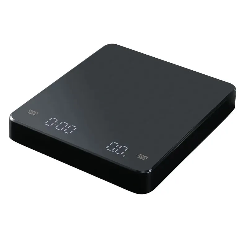 משקל אספרסו דיגיטלי נטענת USB עם מסך LED טיימר 3 ק"ג 0.1 גרם דיוק משקל מטבח תמיכת g oz ml המרת יחידה — image 1