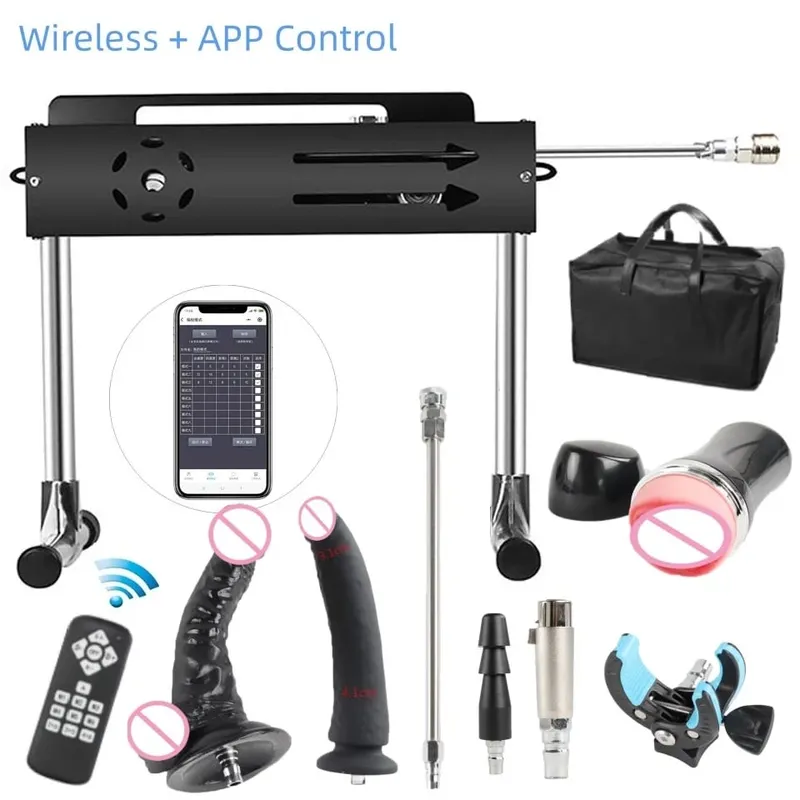 200W เครื่อง Quite & อัจฉริยะ Love เครื่อง Dildos สำหรับสตรีและผู้ชายจังหวะ 1-15 ซม.เครื่อง — image 10