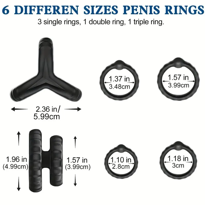 Gà Trống Nhẫn Silicone Bóng Miếng Dán Trì Hoãn Xuất Tinh TPE Dương Vật Nhẫn Cho Nam Đồ Chơi Tình Dục Có Thể Điều Chỉnh Tinh Dịch Vòng Khóa SM Dương Vật tay Áo — image 2