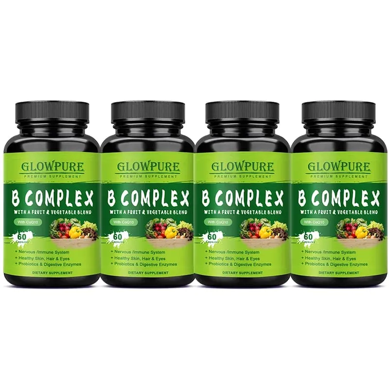 Vitamines du complexe B pour le système nerveux et l'énergie – Soutient l'immunité, la santé cardiaque, les cheveux, la peau et les ongles. — image 10