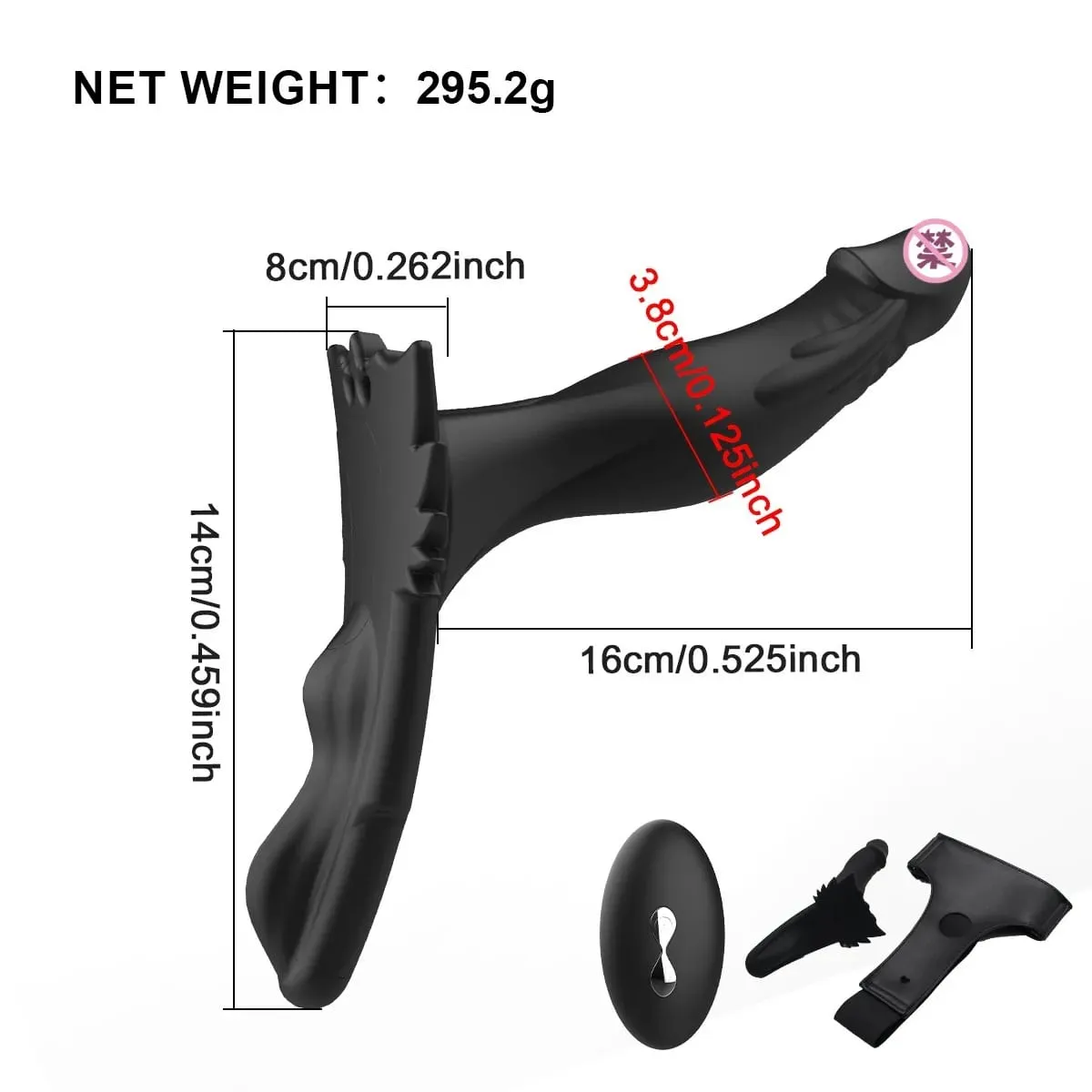 Remote Control Vibrating Silicone Strap On Dildo Harness Adjustable Wearable Pegging Panties for Couples Detachable Dual Stimu — image 4