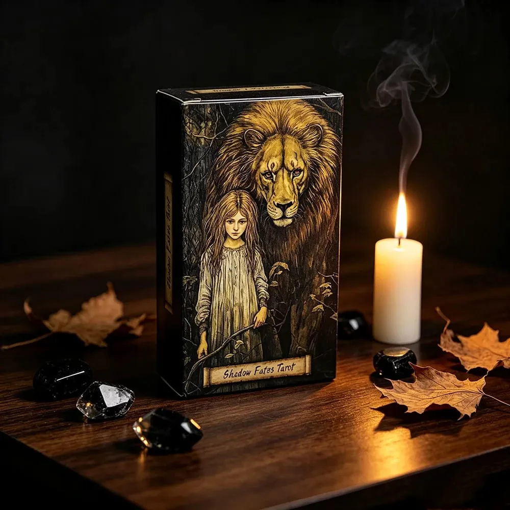 Shadow Fates Tarot Deck-78 การ์ดสมาธิDivinationการ์ดสำหรับSelf-Reflection & Spiritual GrowthเหมาะสำหรับIntroverts — image 4