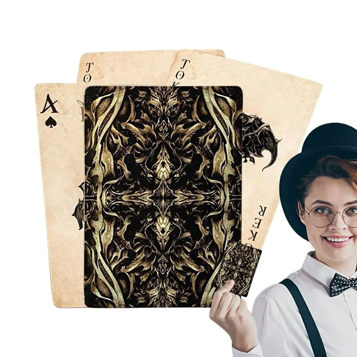 Kad Bermain Poker Mata Syaitan Bermain Permainan Meja Poker Permainan Pesta Kad Poker Untuk Malam Keluarga Melancong Perkhemahan Rakan
