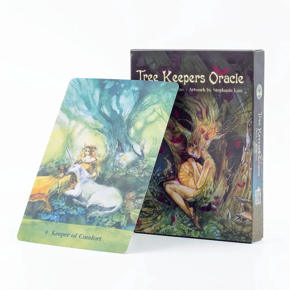 Ağaç Bekçileri Oracle 44 Kart Güverte Tarot Eğlence Eğlence Kartı Aile Toplama Kehanet Kurulu Oyun Kartları 10.4*7.4CM — image 2