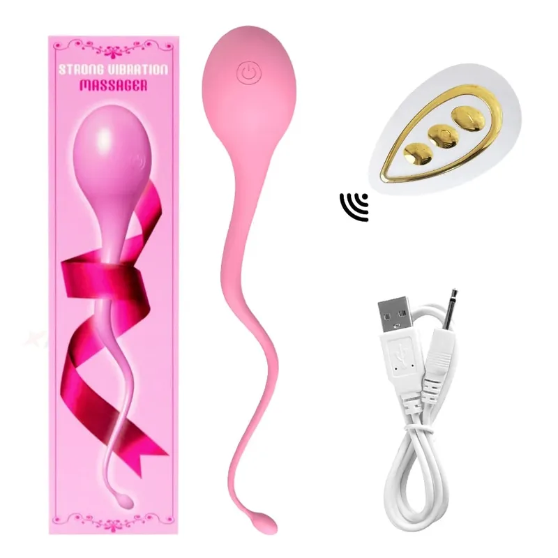 Vibratore vaginale telecomandato per le donne Stimolatore del clitoride del capezzolo Indossare il punto G vibrante Massaggiatore dell'uovo di amore Giocattoli del sesso per adulti — image 11