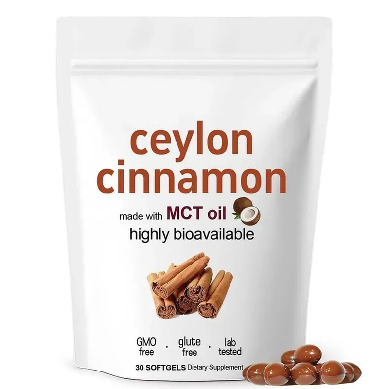 Ceylon Cinnamon Softgels 30 Count naturligt kanelekstrakttilskud til daglig fordøjelse og vitalitetsstøtte — image 8