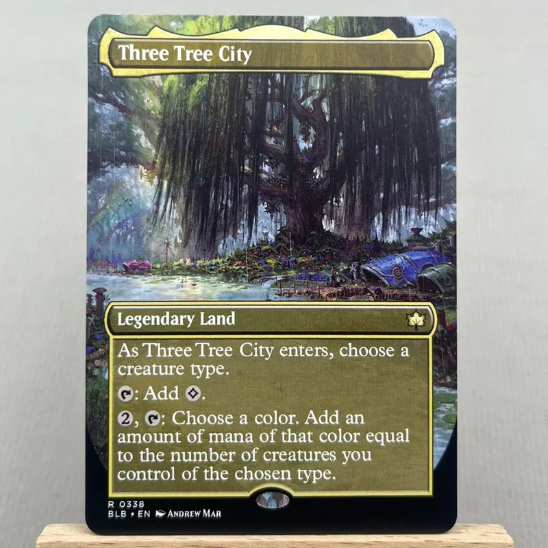 BLB BLC MH3 OTP HOLO7-Ⅰ02 Carte TCG Proxys Three Tree City Ygra Eater of All Maha the Its Feathers Night