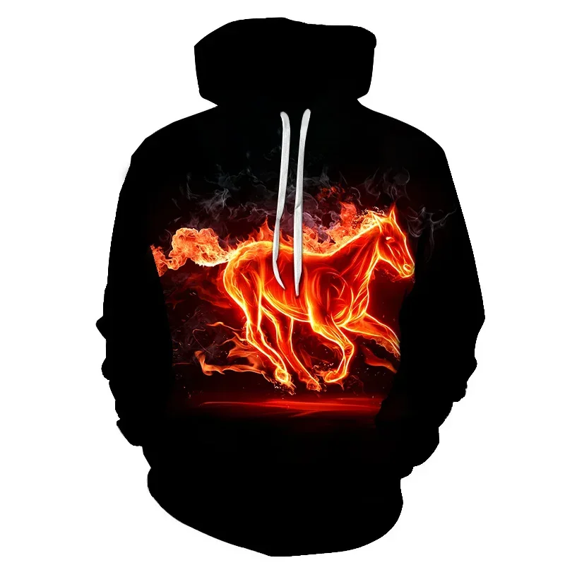 Horse Win Instant Success 3D Print Hoodies Interesting implication Animal Design Men Women Streetwear Pullover Casual Sweatshirt — image 56