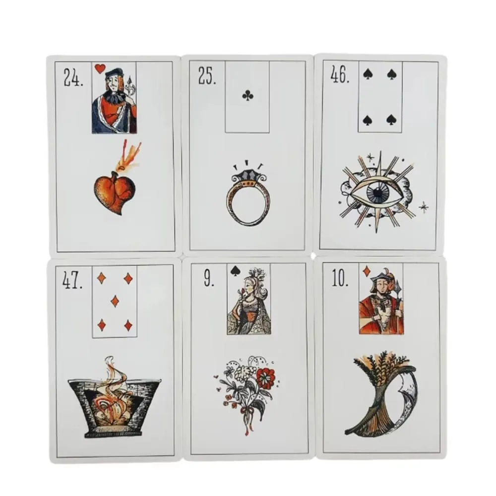 Maybe Lenormand Oracle Cards Deck For Family Party High Quality Fortune Telling Divination Tarot Deck Cards — image 6