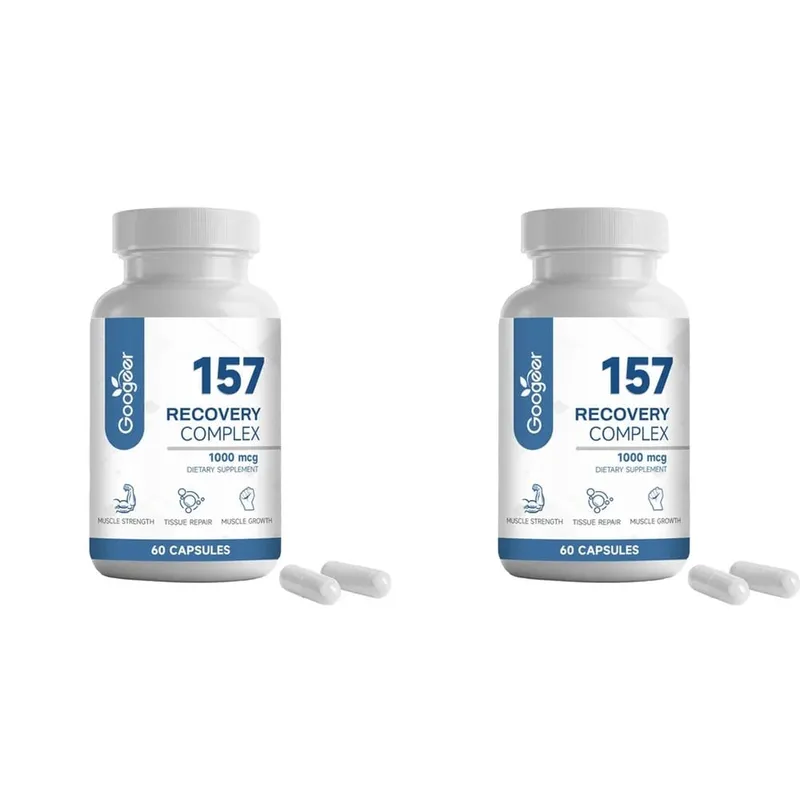 157 Recovery Complex Capsules พร้อม L-Valine และ L-Glutamine สำหรับการฟื้นฟูสนับสนุนการเจริญเติบโตของกล้ามเนื้อ Amino Blend 1,000 Mcg 60 แคปซูล — image 8