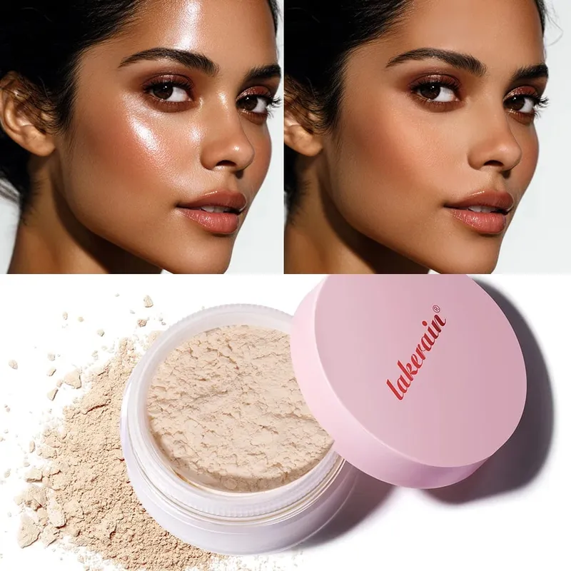 Setting Powder og Setting Spray Set Ultimate Blurring Oil Control Mat Vandtæt Langtidsholdbar Blurs Oil Control Makeup Kit — image 4