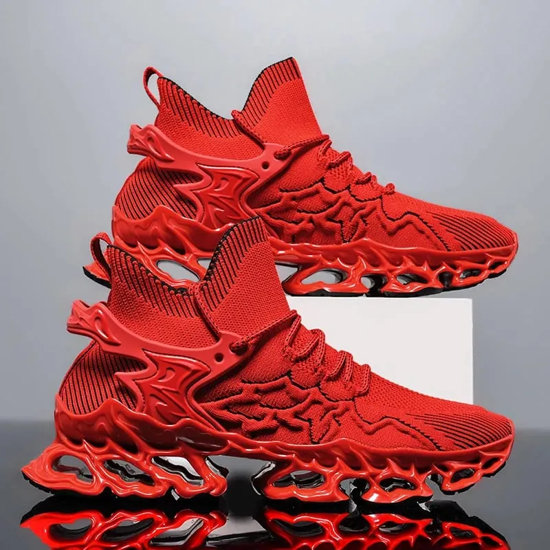 Scarpe da uomo tipo lama scarpe da corsa traspiranti con assorbimento degli urti scarpe antiscivolo per jogging tennis palestra scarpe da ginnastica casual da passeggio — image 14