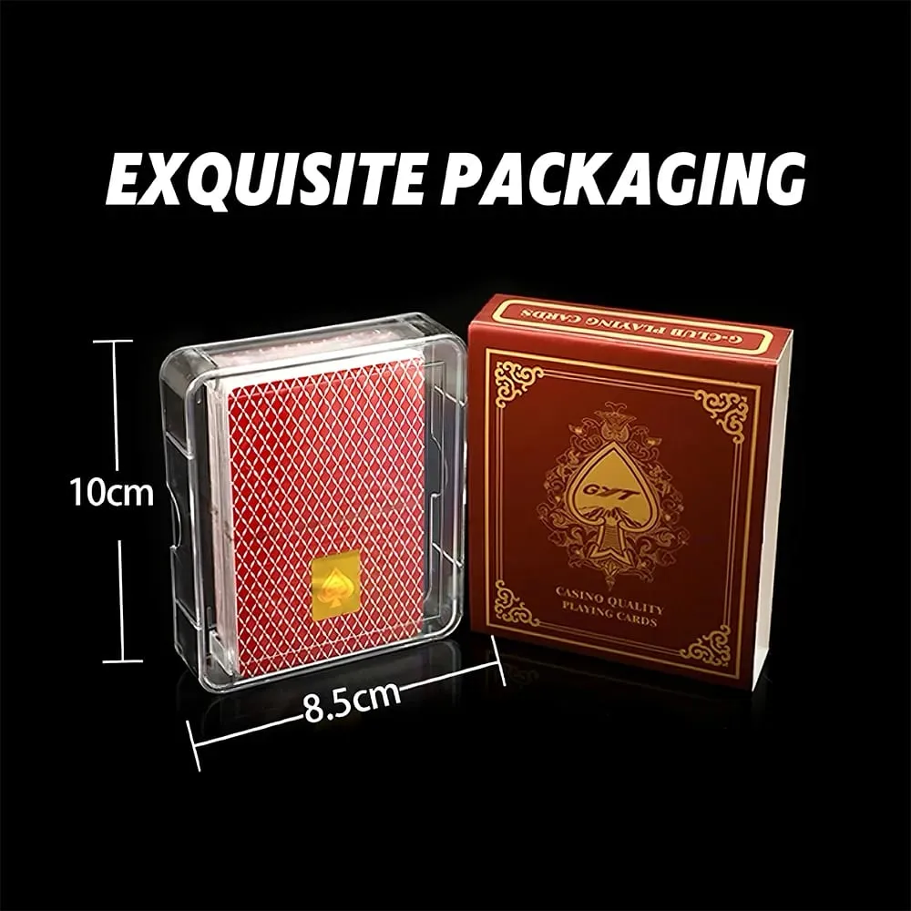 Premium Frosted Playing Cards PVC Plastic Waterproof Durable Poker Cards Large Character Deck of Cards for Parties — image 2