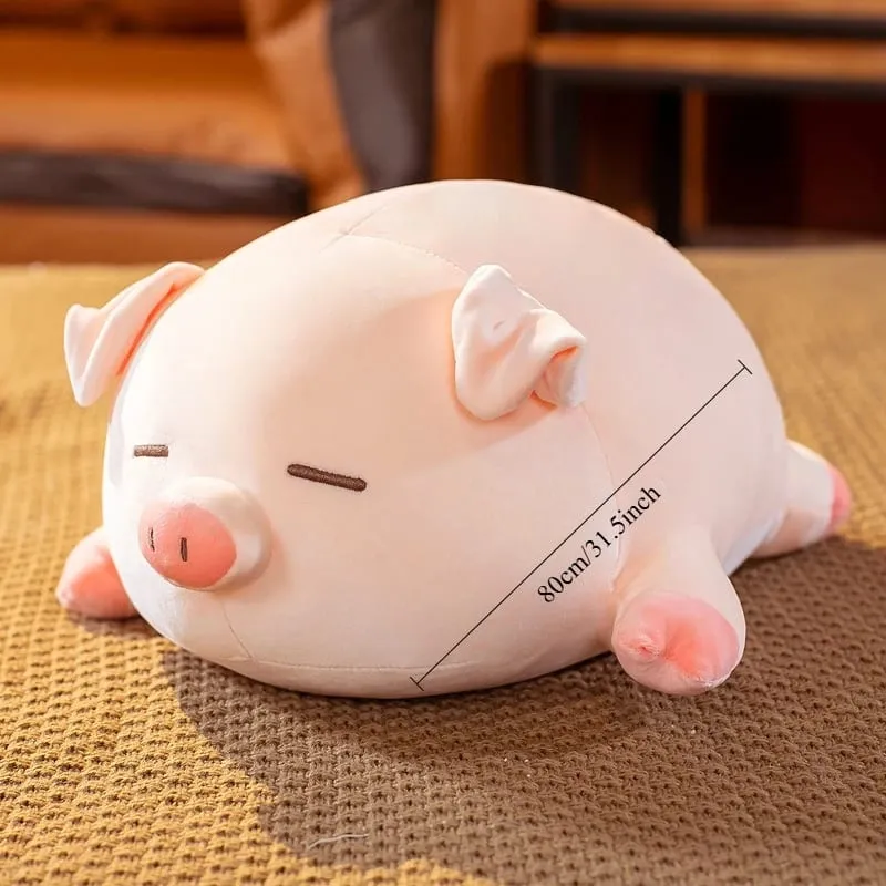 1 ชิ้น Super Soft Decompression Party หมูผ้าตุ๊กตาหมูหมูหมอนตุ๊กตาของเล่นที่มีหลายข้อกำหนดให้เลือก — image 10