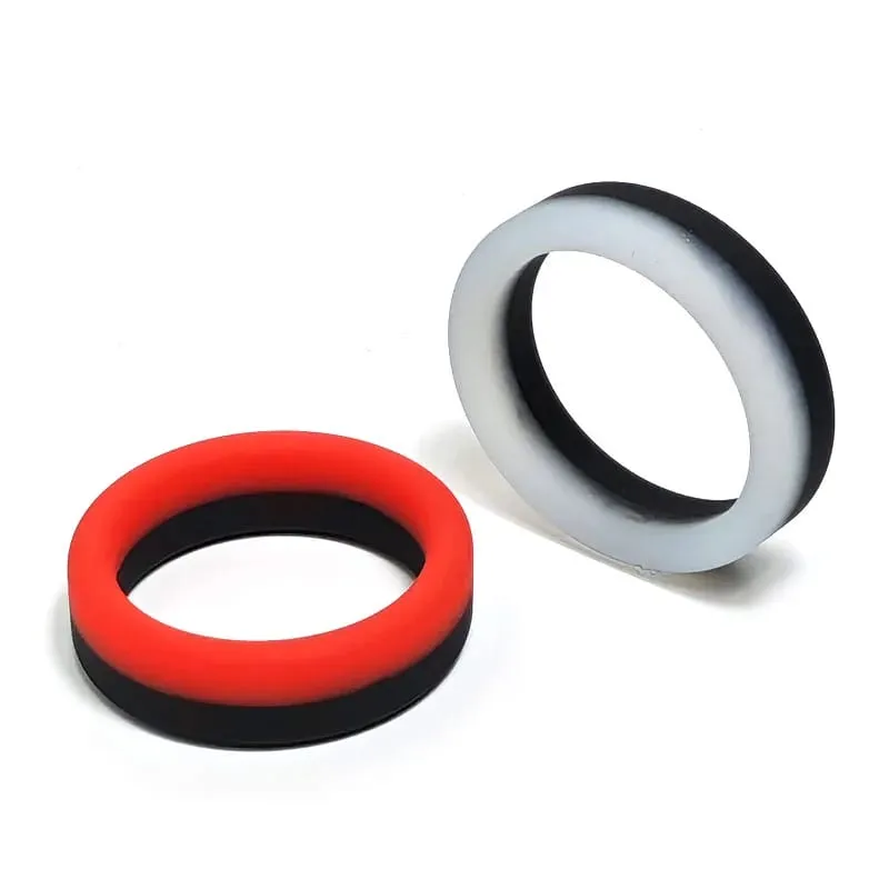 3 sztuk/zestaw pierścień na penisa opóźnienie wytrysku silikonowe wielokrotnego użytku nasienie Cock Rings na dla mężczyzn powiększenie zabawki erotyczne dla mężczyzn pierścionki dla par — image 4