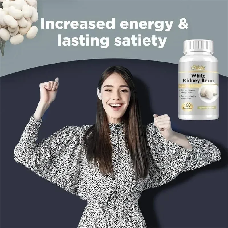 White Kidney Bean Capsules - Antioxidants Supports Digestive Health Controls Appetite Boosts Metabolism Improves Energy Levels — image 7