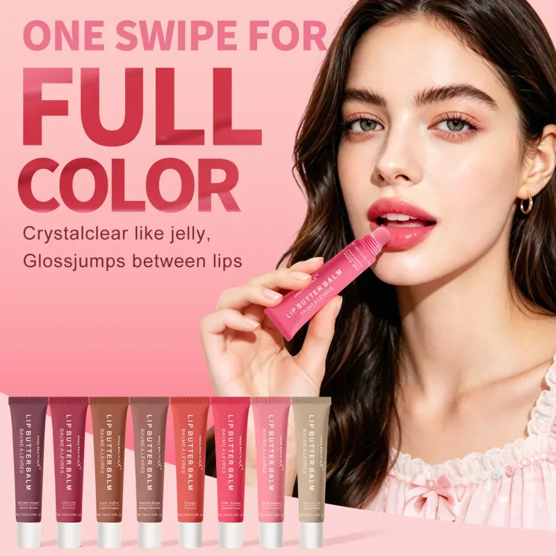 24Pcs 8 Colors Hydrating Butter Lip Gloss Gift Set Moisturizing Glossy Finish For Daily Makeup & Holiday Gifting — image 2