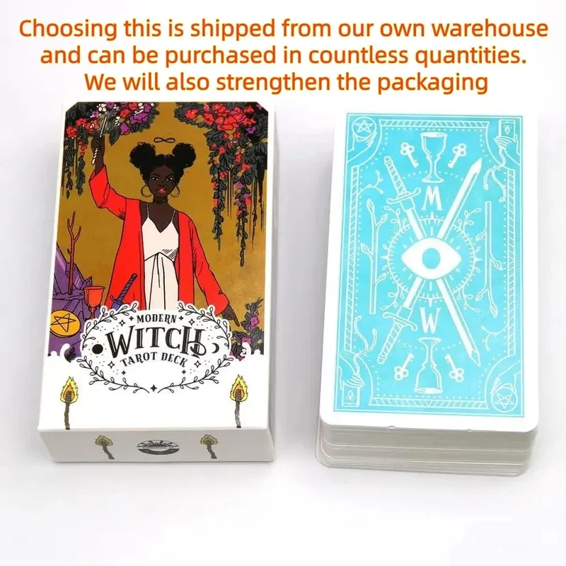 Modern Witch Tarot Deck English Version Tarot Card Deck Board Game PDF Guidebook Divination Fate for Women Girls Personal Use — image 6