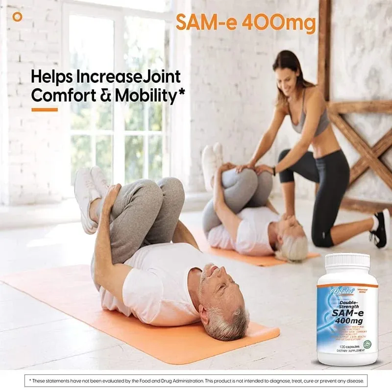 Sam-E 400mg Joint Supplement - Supports Joint Health Brain Function Improves Mood Boosts Energy Levels Relieves Stress — image 3