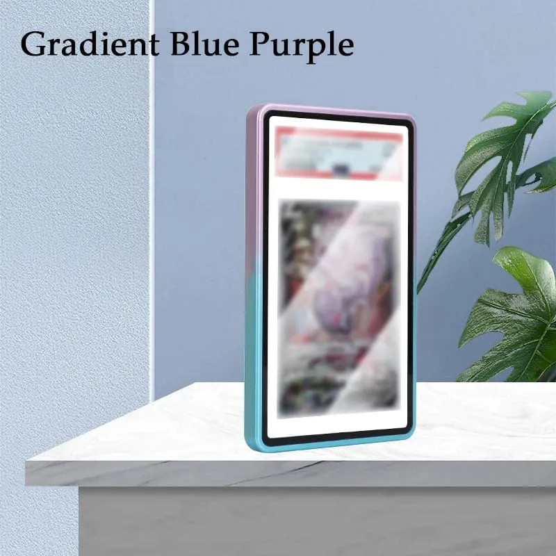 Étui de protection pour cartes classées en alliage d'aluminium, couleur dégradée, pour PSA/BGS, résistant aux UV et aux rayures, support d'affichage pare-chocs pour cartes de commerce — image 10
