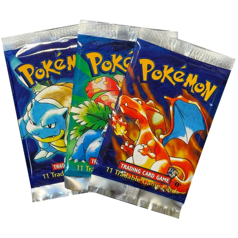PKM New Base Set Booster Pack 11 karet/balení Charizard/Venusaur/Blastoise PTCG Proxy karty Dárky ke kartám TCG — image 1