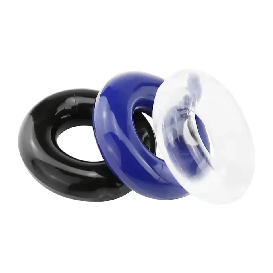 3 Pz/set Anello Del Rubinetto Eiaculazione di Ritardo Anello Del Pene Giocattoli Del Sesso Per Gli Uomini Cazzo Ingrandimento Del Silicone Forniture Per Adulti 18+ Erezione più forte — image 1