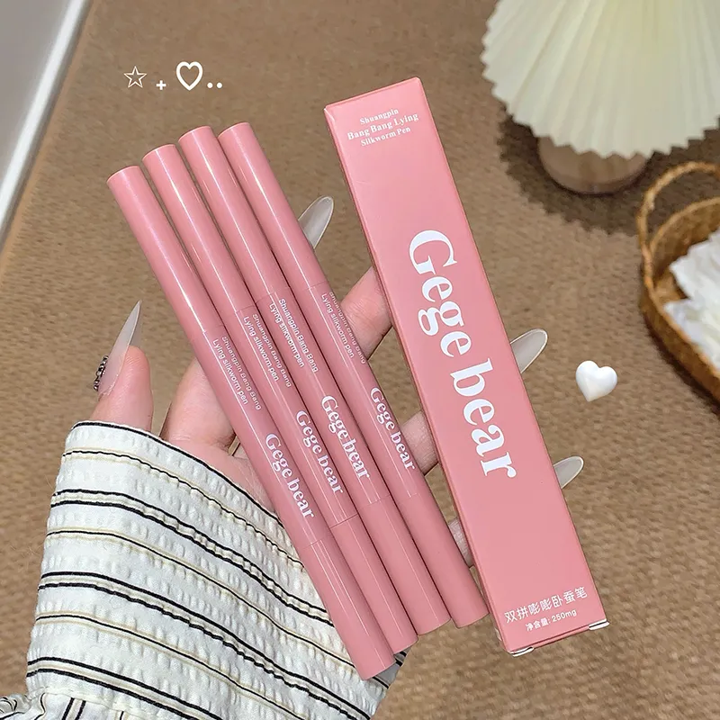 Gege Bear Dual-Tone Silkworm Pen 2-in-1 Highlight & Shadow per effetti naturali di lunga durata ed effetti 3D adatti ai principianti — image 4