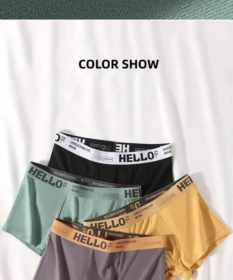 10Pcs/Set Men's Underwear High Stretch Boxer Shorts Breathable Soft Men's Shorts Comfortable Aisa Size L-4XL Men Briefs — image 6