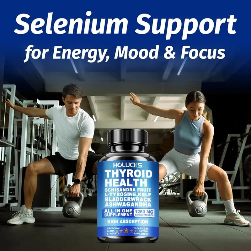 Advanced Thyroid Wellness Capsules with Schisandra Ashwagandha Kelp Improve Metabolism Focus & Whole-body Vitality Immune — image 4
