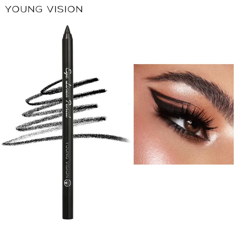 Wodoodporny perłowy niebiesko-zielony eyeliner w ołówku długotrwały metaliczny brokatowy eyeliner w żelu o wysokiej pigmentacji punkowy makijaż oczu — image 10