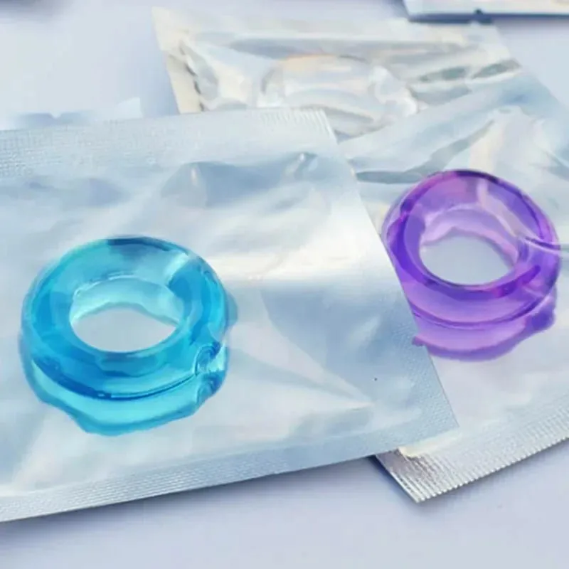 5 pz Silicone Durevole Anello Del Pene Uomini Adulti Eiaculazione Ritardo Cazzo Anelli di Gomma Ingrandimento Del Pene Giocattoli Del Sesso Per Anello Del Sesso Maschile — image 6