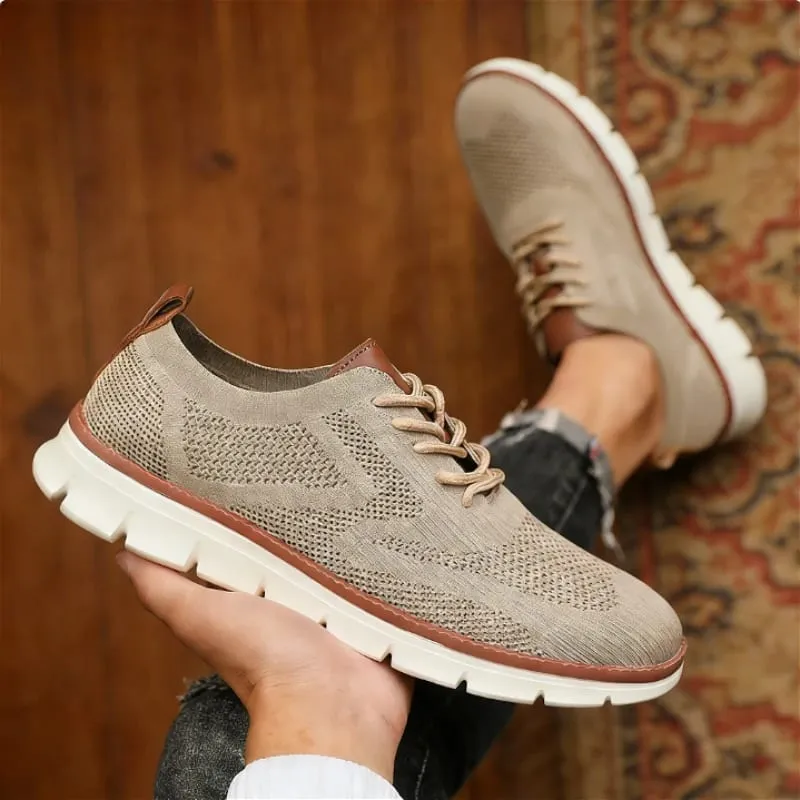 Scarpe da ginnastica causali da uomo all'aperto Leggere e traspiranti Mesh Morbide scarpe da passeggio vendute Comode scarpe alla moda ammortizzanti per uomo — image 11