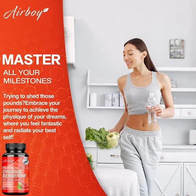 Berberine Capsules - Supports Cardiovascular Health Immune Function Metabolism and Healthy Weight Management — image 6