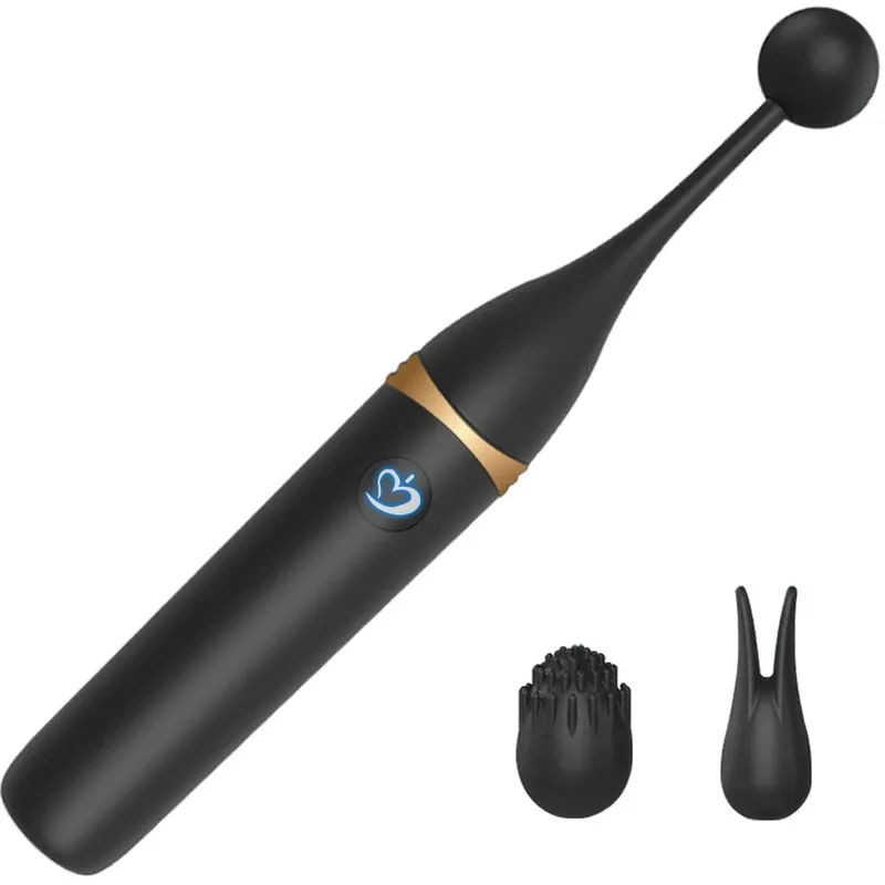 Potente stimolazione del clitoride a 10 frequenze vibratore del punto G 3 testa di ricambio massaggiatore per masturbazione giocattoli sessuali per adulti femminili — image 8