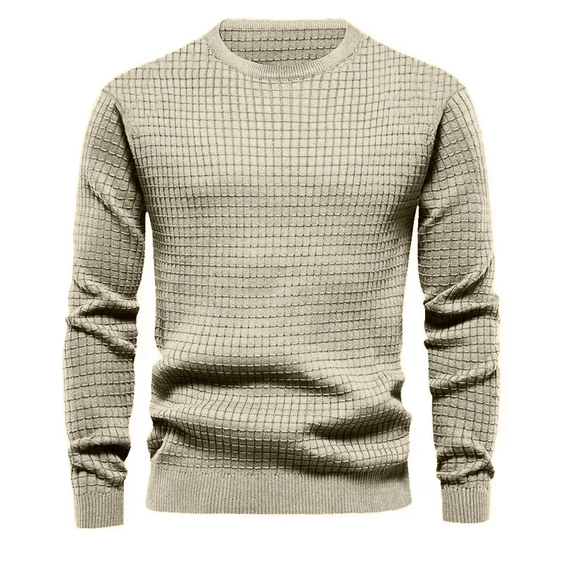 New Men's Crew Neck Sweatshirts Solid Color Large Sweatwear Spring Outdoor Jogging Tops — image 11