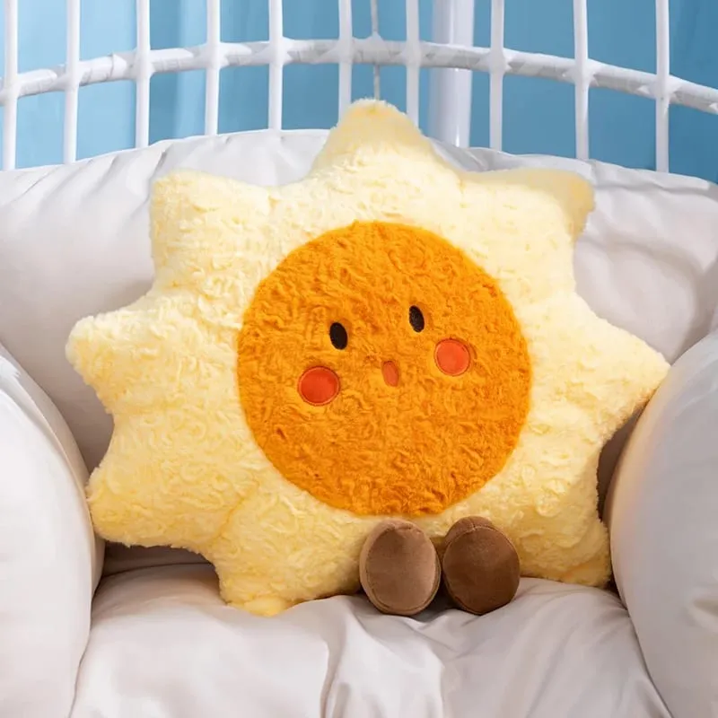 Rainbow Wish Star Moon หมอน Plush มงกุฎสีสัน Cloud Soft ของเล่นหมอนโซฟาหน้าแรกตกแต่งโยนหมอน — image 8