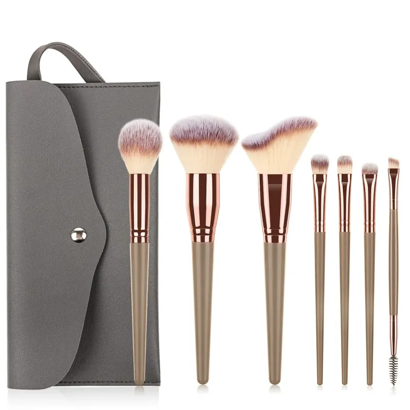 Set di pennelli per trucco da 15 pezzi con custodia in setole morbide Kit pennelli per viso per occhi per fondotinta, fard, ombretto, sopracciglio, strumenti cosmetici — image 12