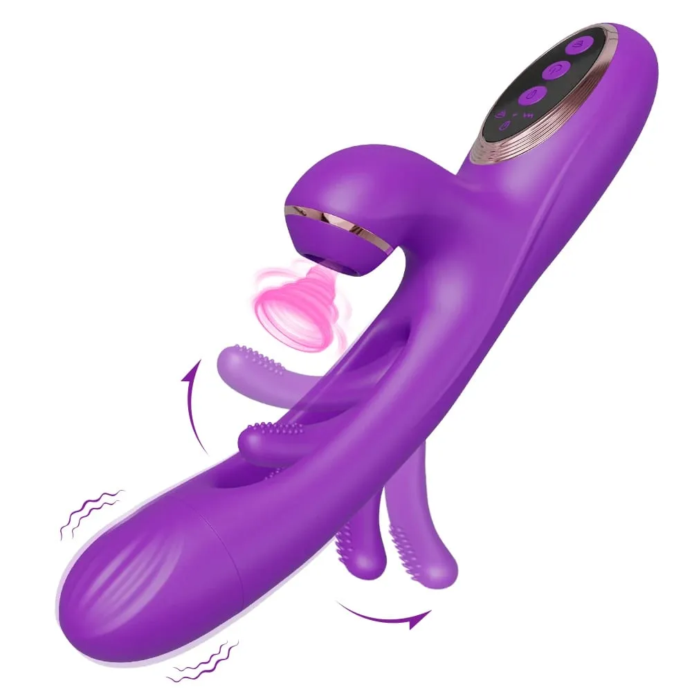 Menghisap Mengepak Vibrator untuk Wanita Kelentit G Spot Stimulator Dildo Mengetuk Faraj Massager Bergetar Dewasa Mainan Seks Wanita — image 1