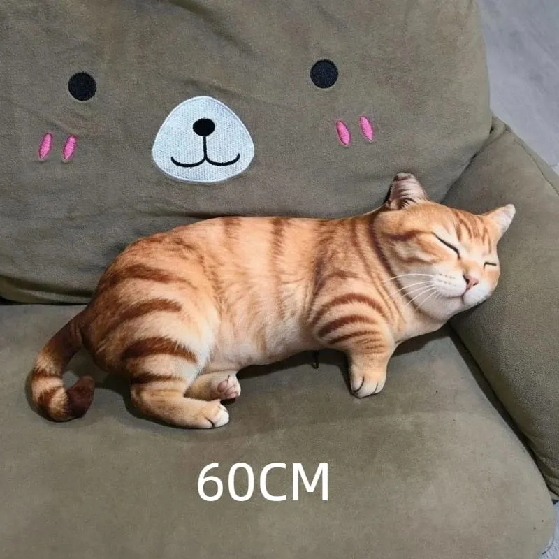 Oreiller en peluche 3D réaliste en forme de cochon, tissu doux et confortable, parfait pour la décoration de canapé, repos au lit, cadeau d'anniversaire pour enfants et adultes