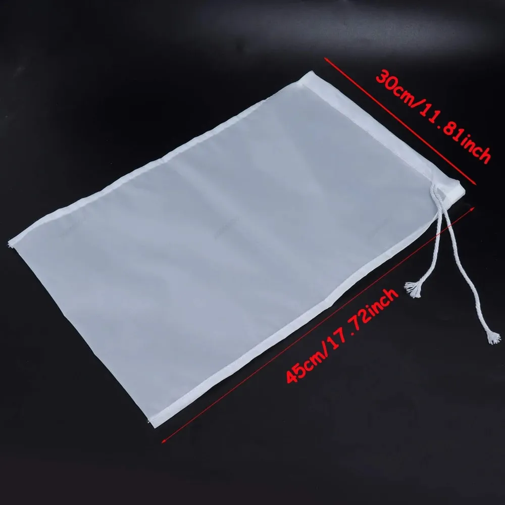 1/30 Stück 100 Mesh Sojamilch Nylon Filterbeutel Muttermilchbeutel Netto Joghurt Tee Kaffee Öl Lebensmittelpresse Filter Siebe Mesh Siebbeutel — image 11