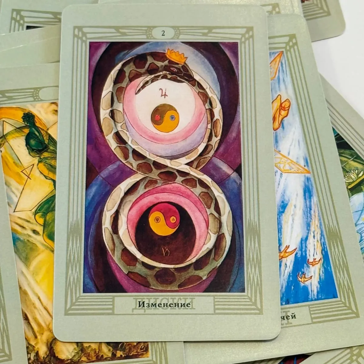 Thoth Tarocchi Edizione russa / spagnola / inglese Tavola Oracle Giochi da tavolo per feste — image 5