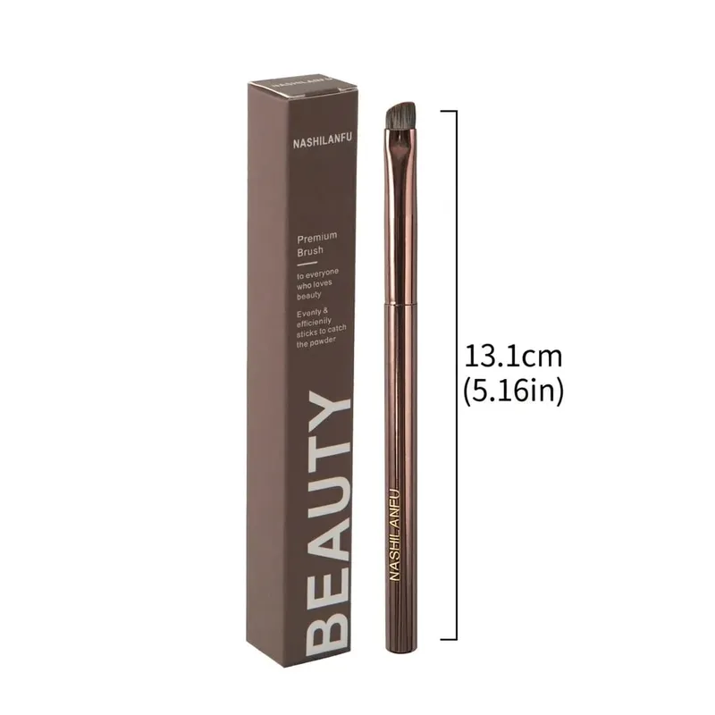 Serie de brochas de maquillaje, base en polvo, corrector, colorete, contorno, sombra de ojos, delineador de ojos, punteado, resaltador, cepillo para esculpir — image 12