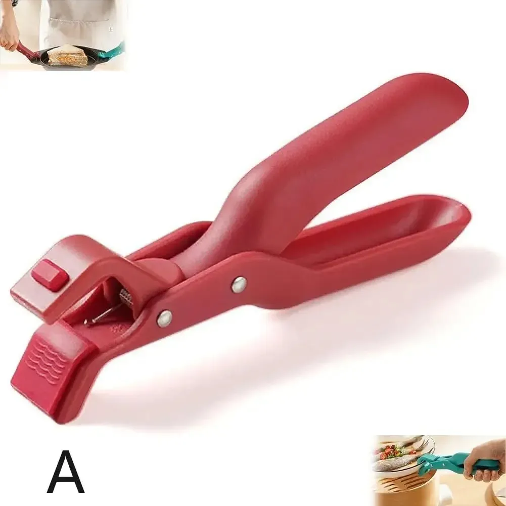 Mehrzweck-Anti-Verbrühungs-Schüsselhalter-Clip, einfarbig, Anti-2-Verbrühungs-Haus-Clip-Werkzeuge, Silikon, Küche