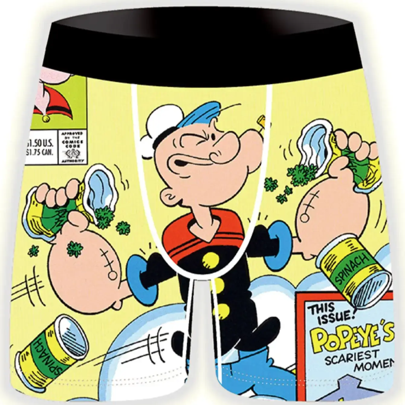 Lot de 3 boxers à la mode pour hommes, sous-vêtements confortables, doux, à la mode, imprimés, décontractés et polyvalents pour hommes 3256811610932200 — image 2
